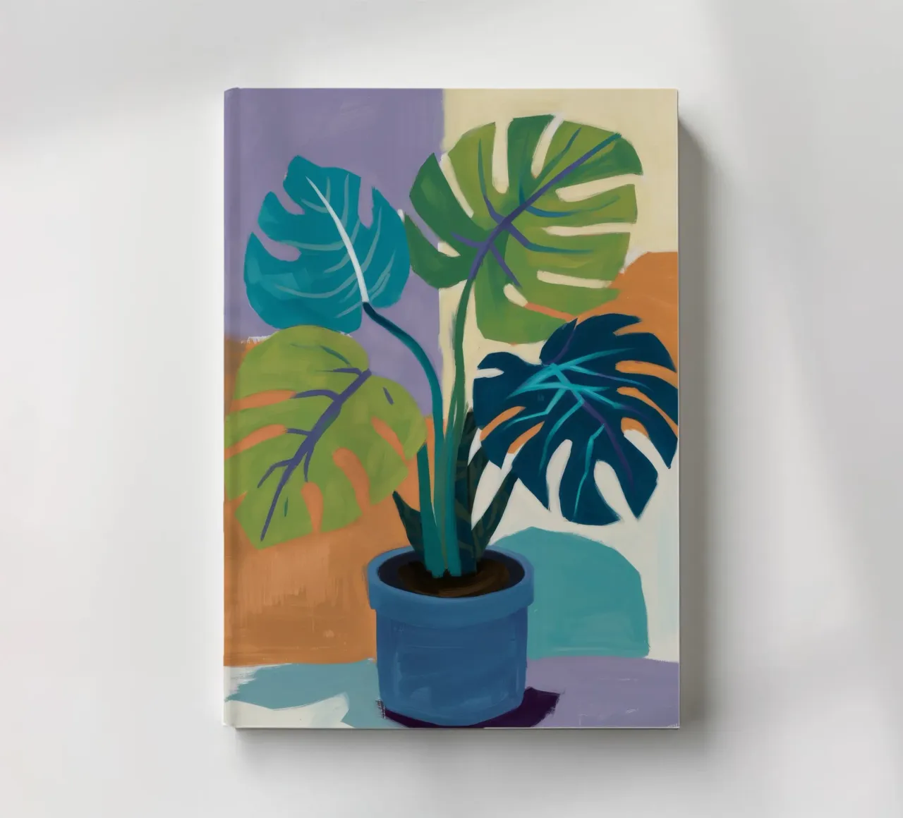 Monstera Color Block diario da Pan Denim
