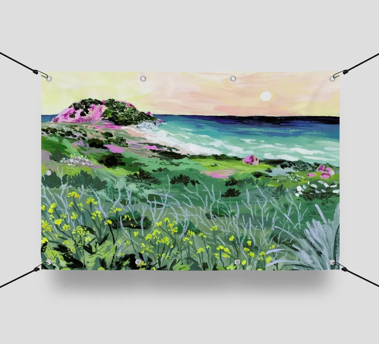Sunset Rock pvc cover by Sarah Gesek