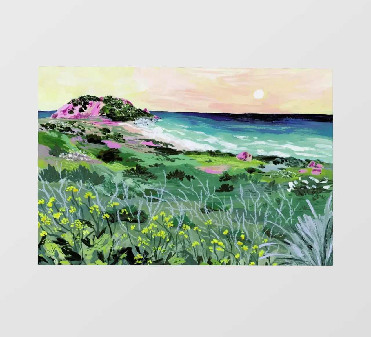 Sunset Rock pvc cover by Sarah Gesek