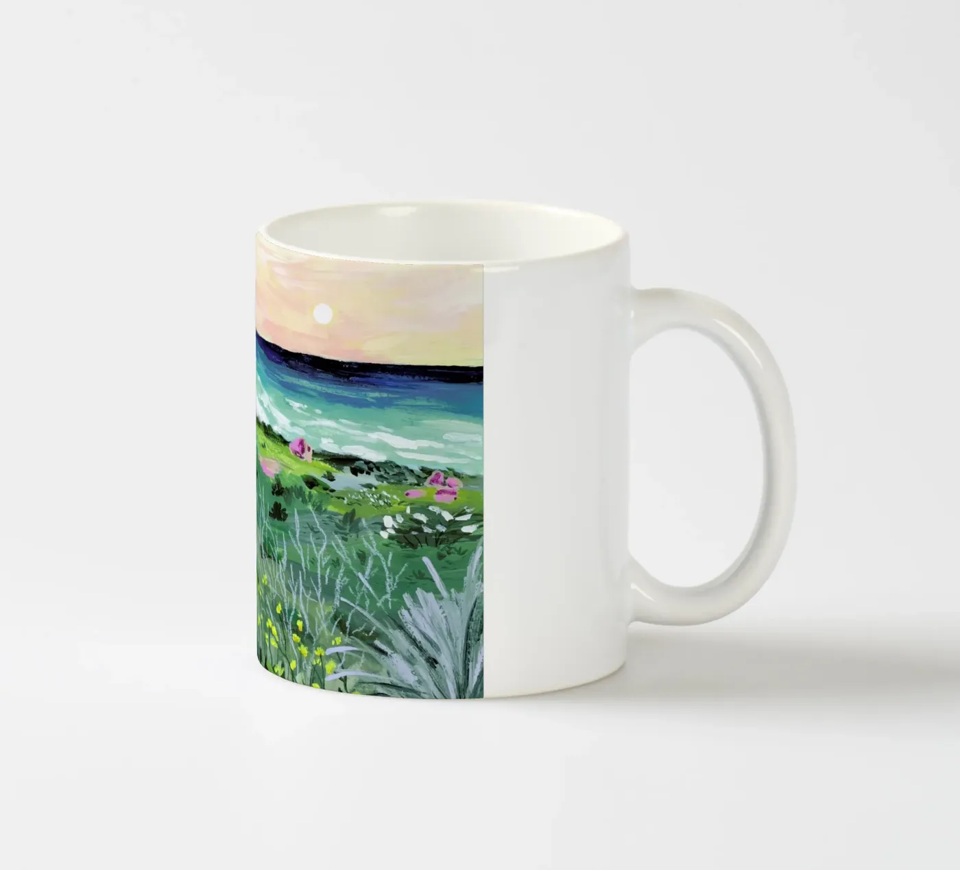 Sunset Rock ceramic mug by Sarah Gesek