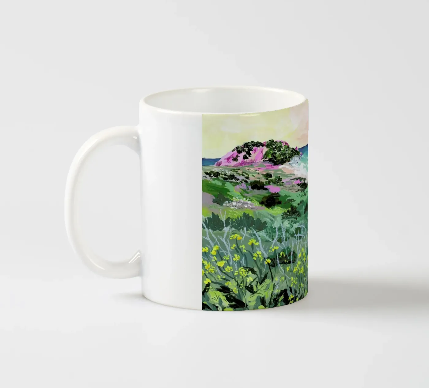 Sunset Rock ceramic mug by Sarah Gesek