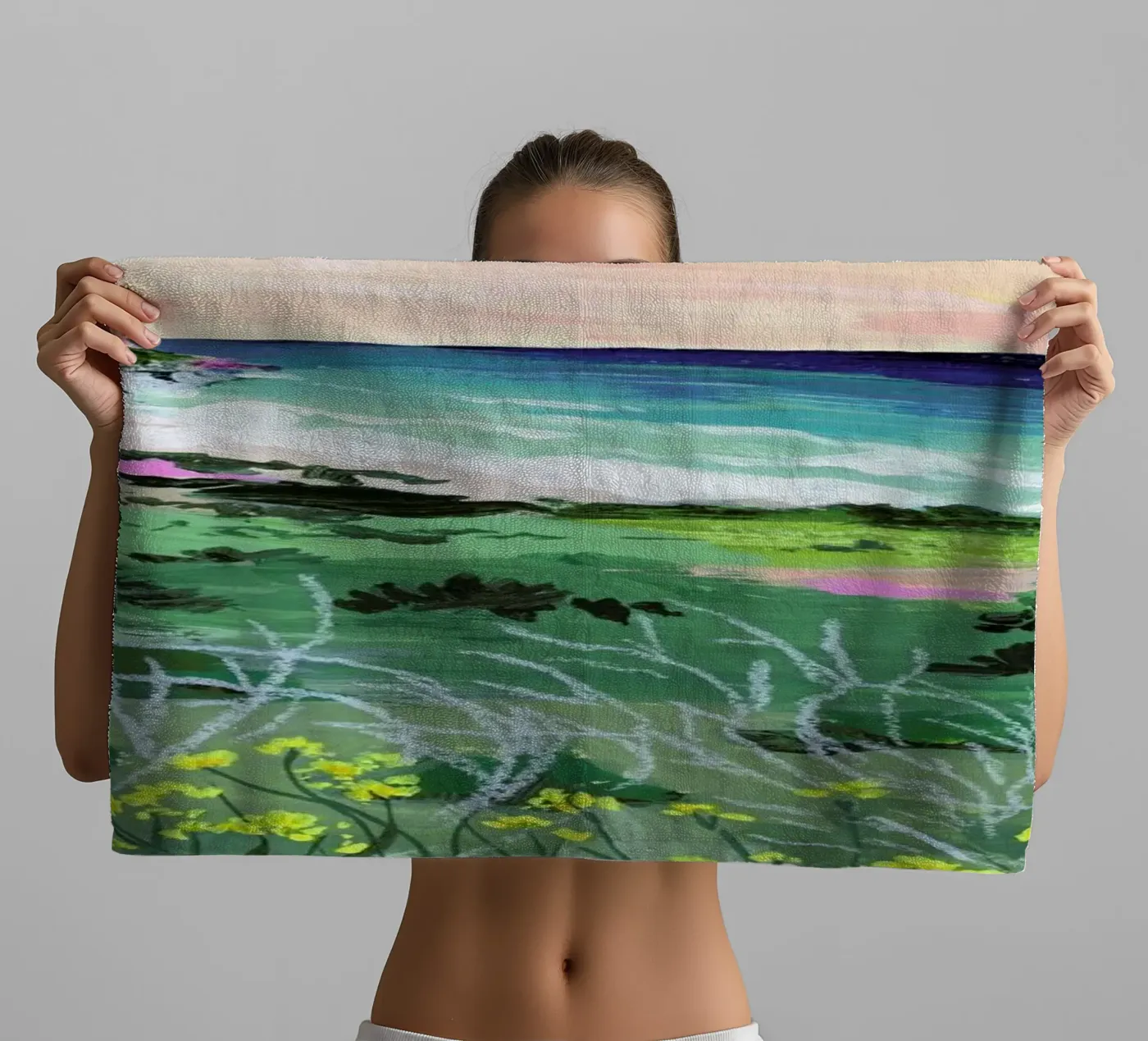 Sunset Rock towel by Sarah Gesek