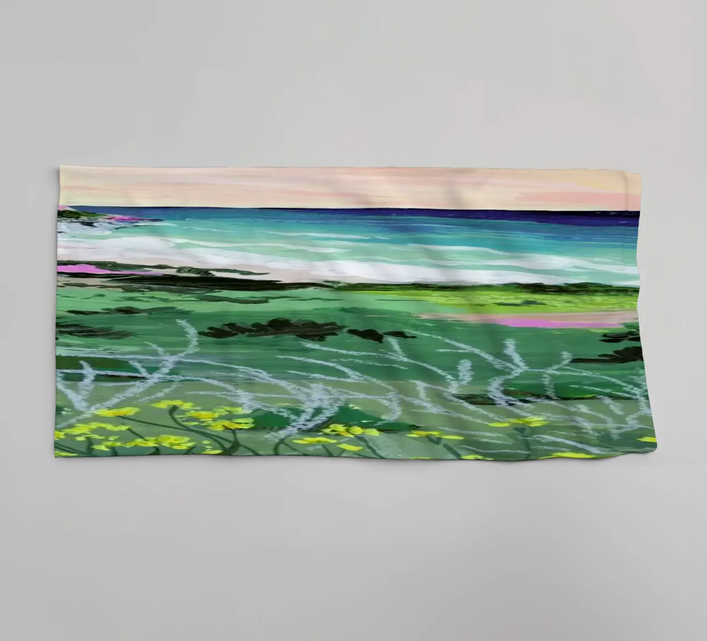 Sunset Rock towel by Sarah Gesek