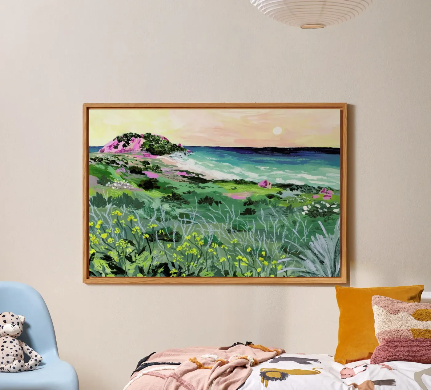 Sunset Rock pannello forex da Sarah Gesek