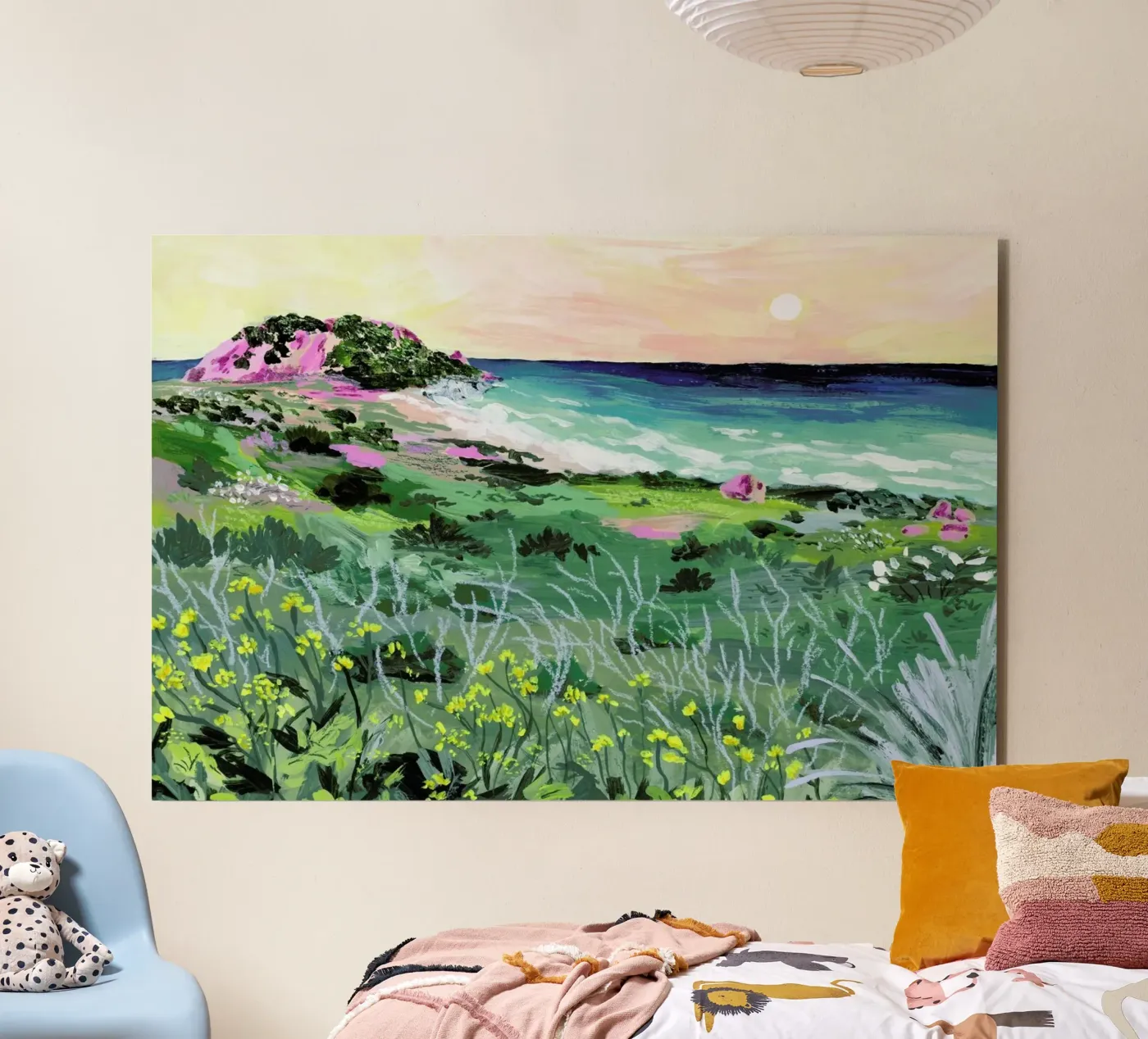 Sunset Rock pannello forex da Sarah Gesek