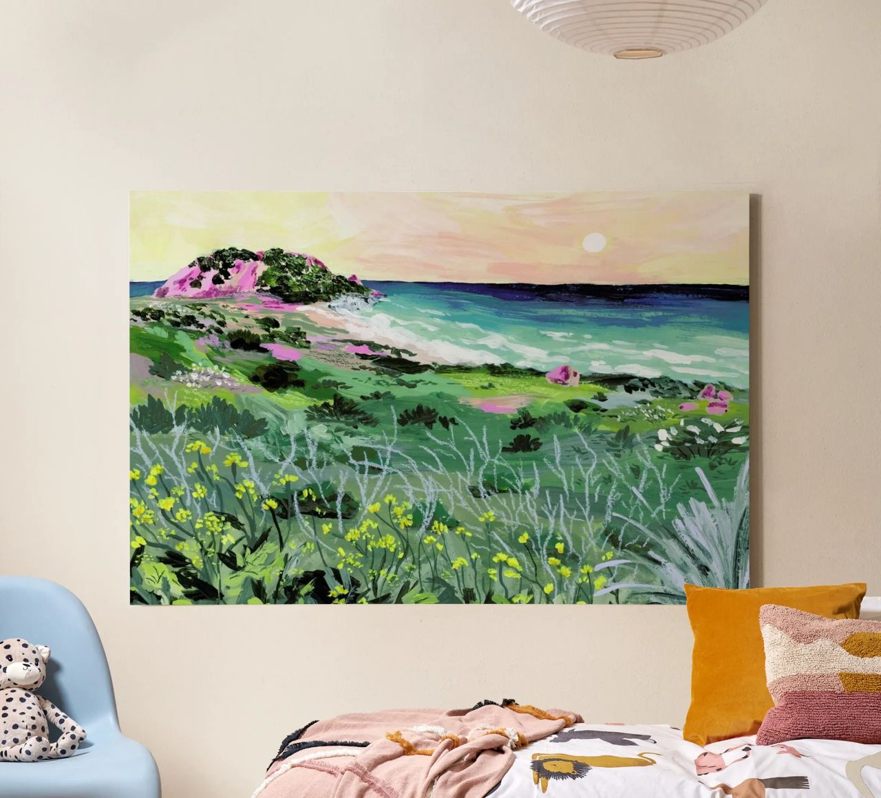 Sunset Rock Leinwand von Sarah Gesek