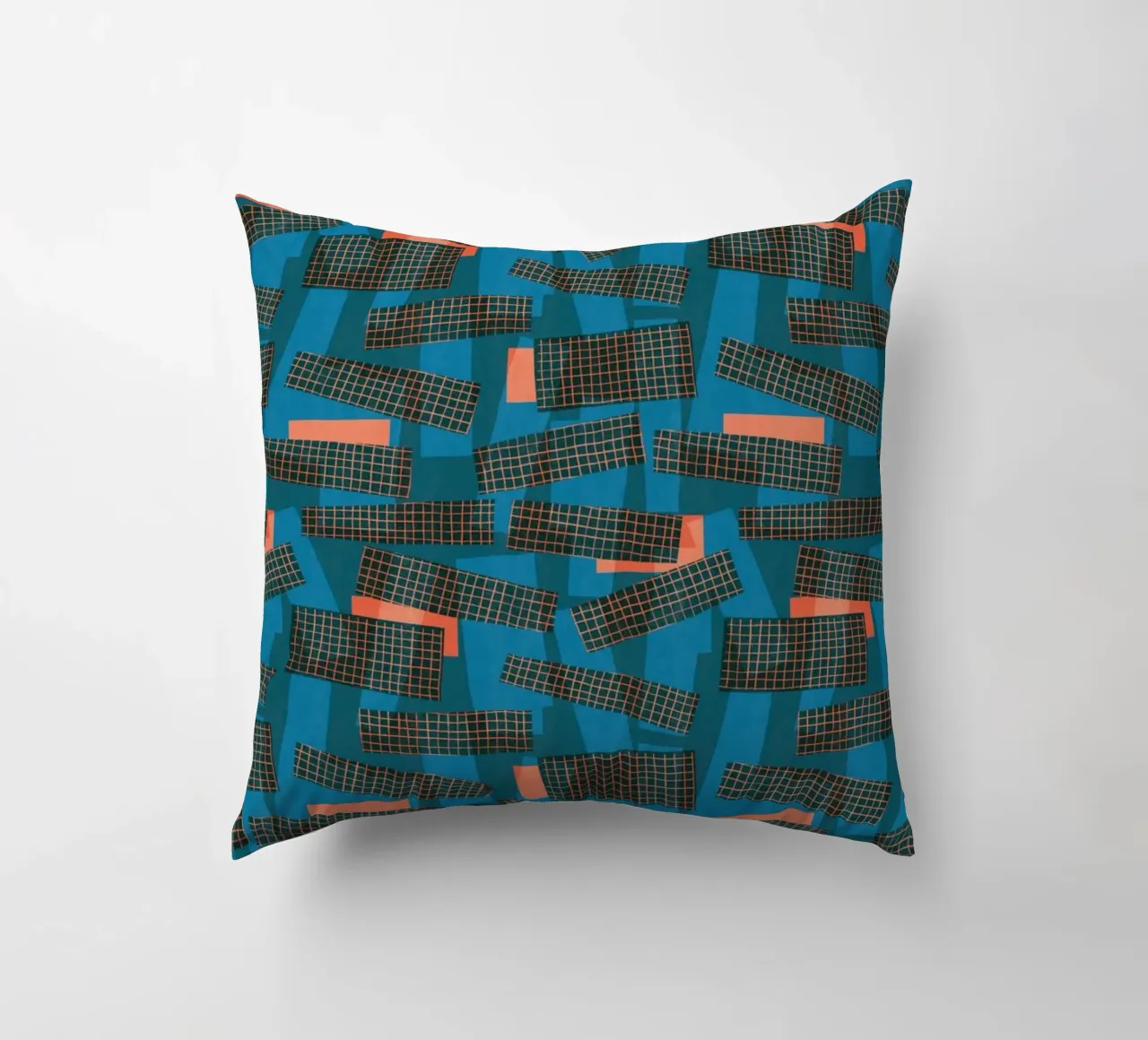 Cyano Pattern No 22 cuscino da treechild