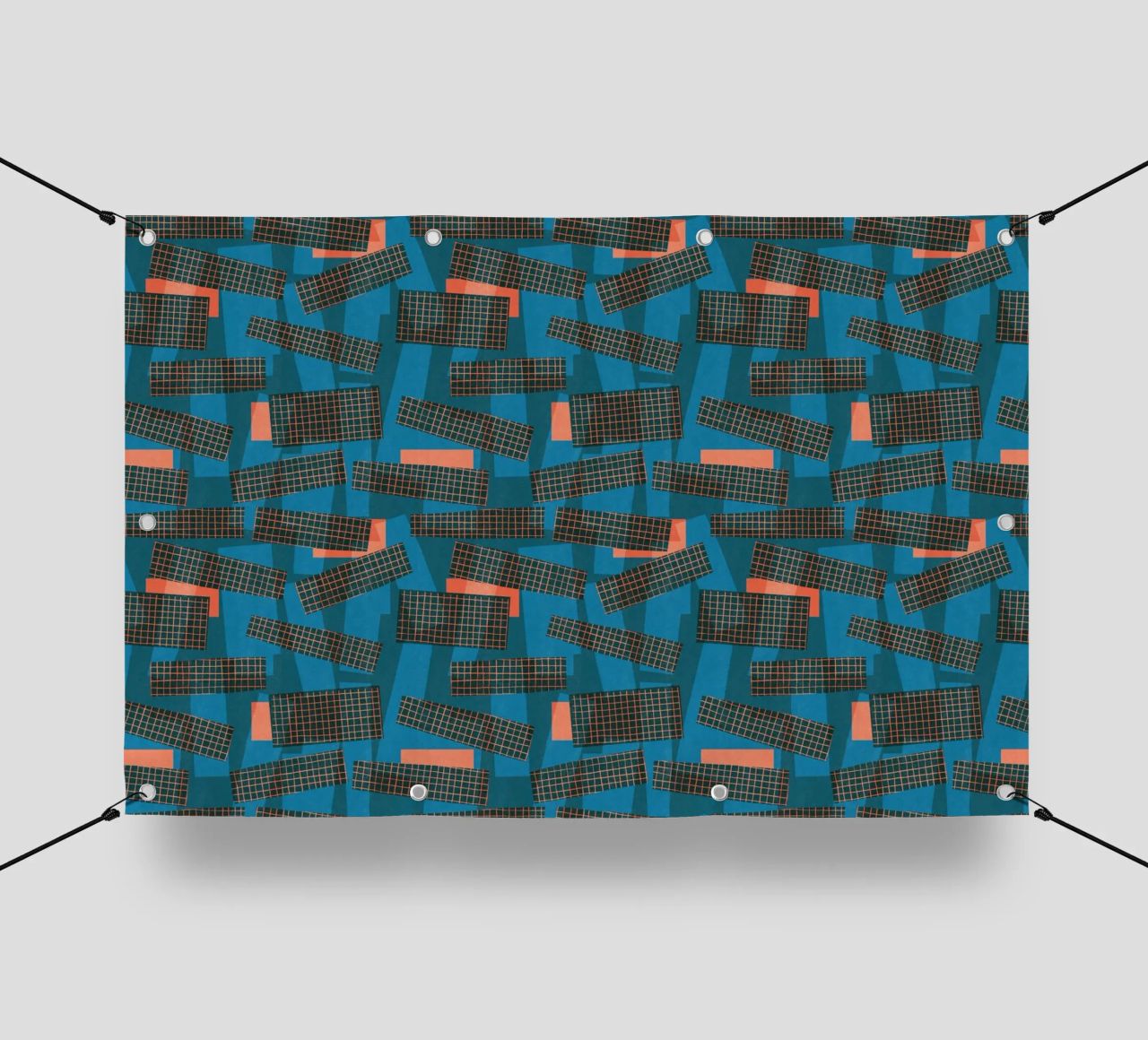 Cyano Pattern No 22 telo in pvc da treechild