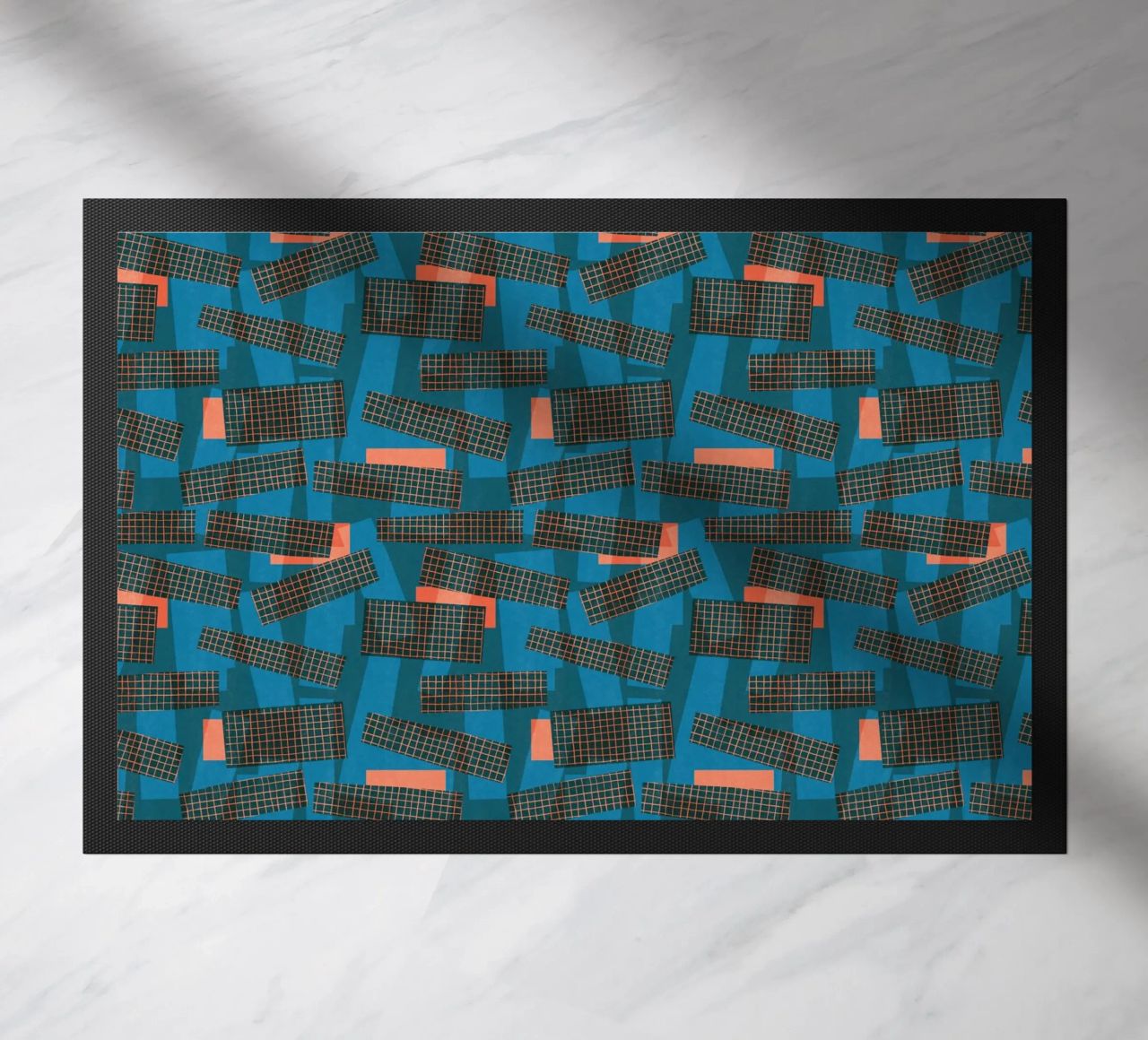Cyano Pattern No 22 paillasson de treechild