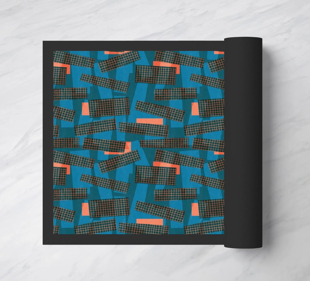 Cyano Pattern No 22 paillasson de treechild