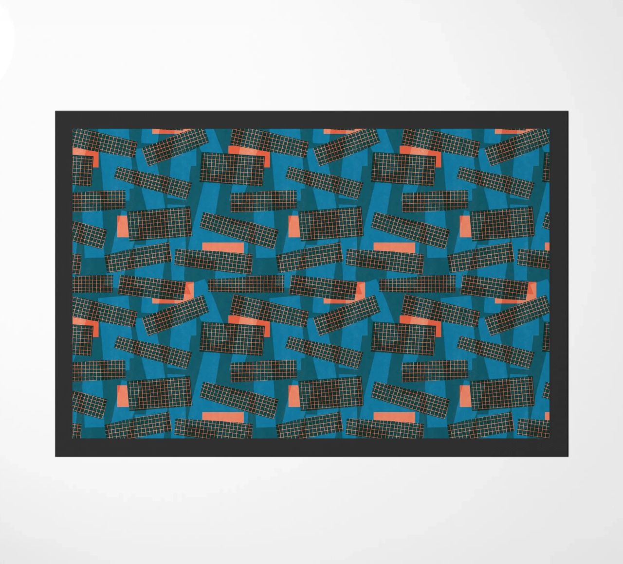Cyano Pattern No 22 paillasson de treechild
