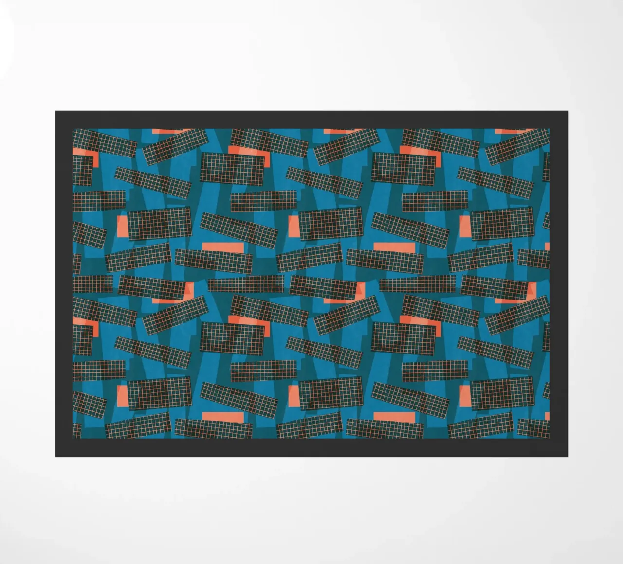 Cyano Pattern No 22 doormat by treechild