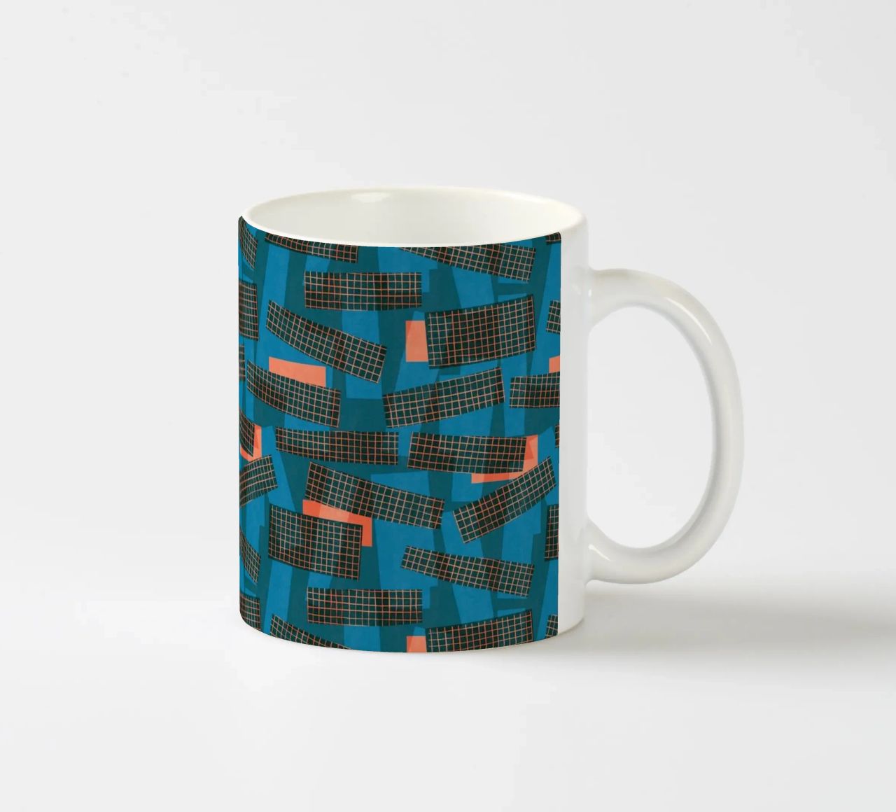 Cyano Pattern No 22 tazza in ceramica da treechild