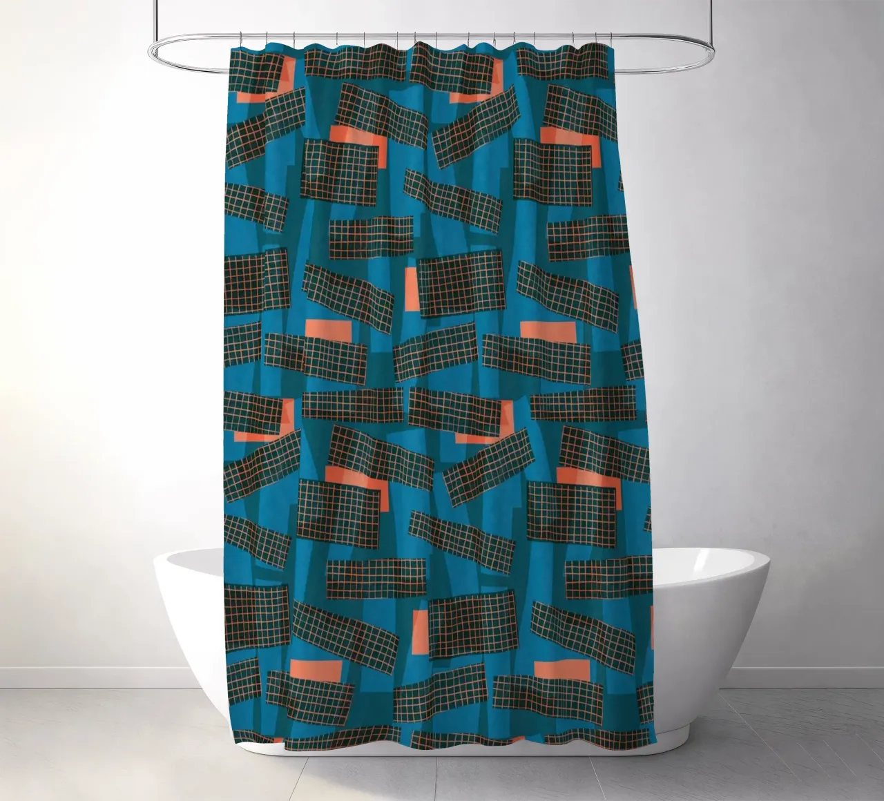 Cyano Pattern No 22 tenda da doccia da treechild
