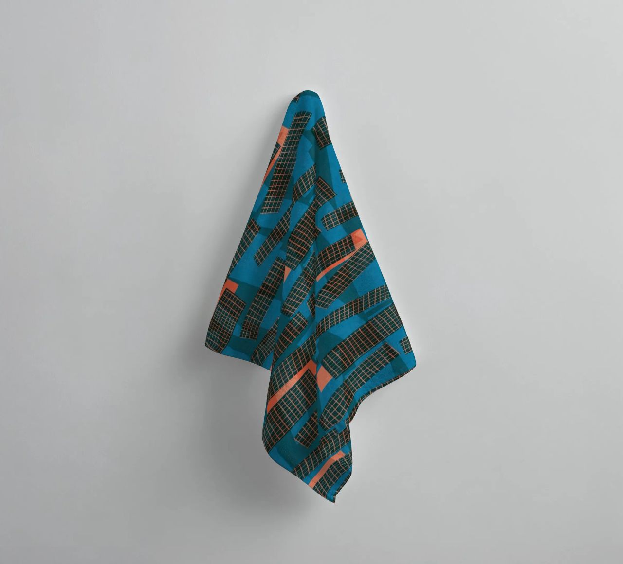 Cyano Pattern No 22 Handtuch von treechild