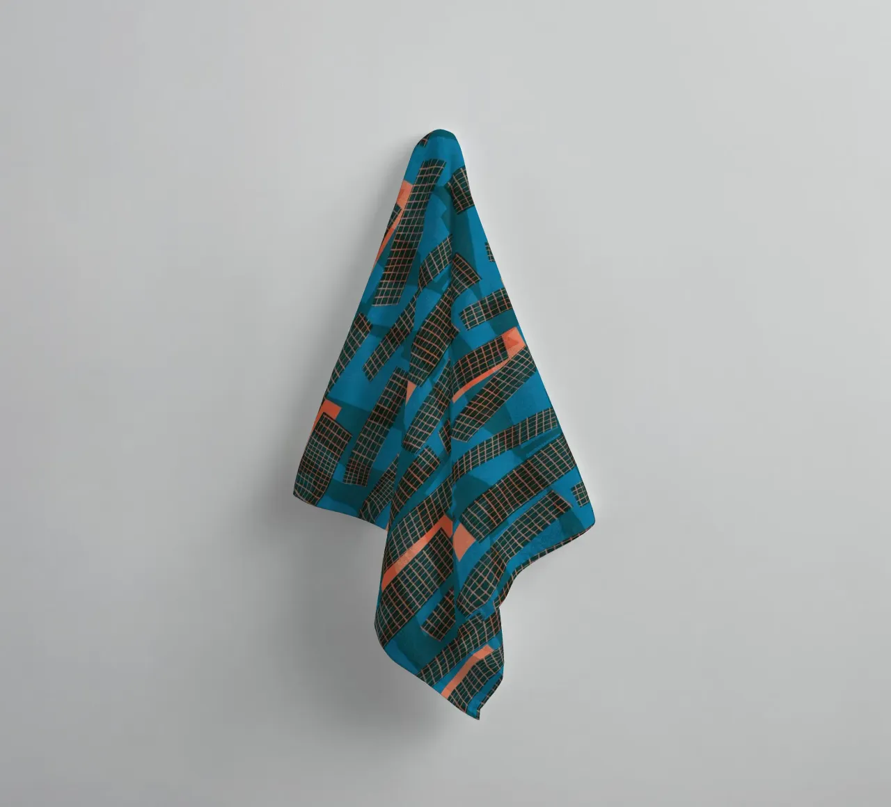 Cyano Pattern No 22 Handtuch von treechild