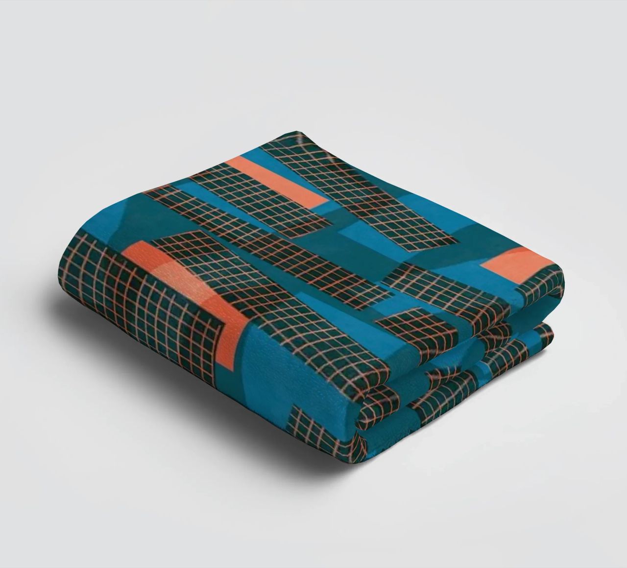 Cyano Pattern No 22 Handtuch von treechild