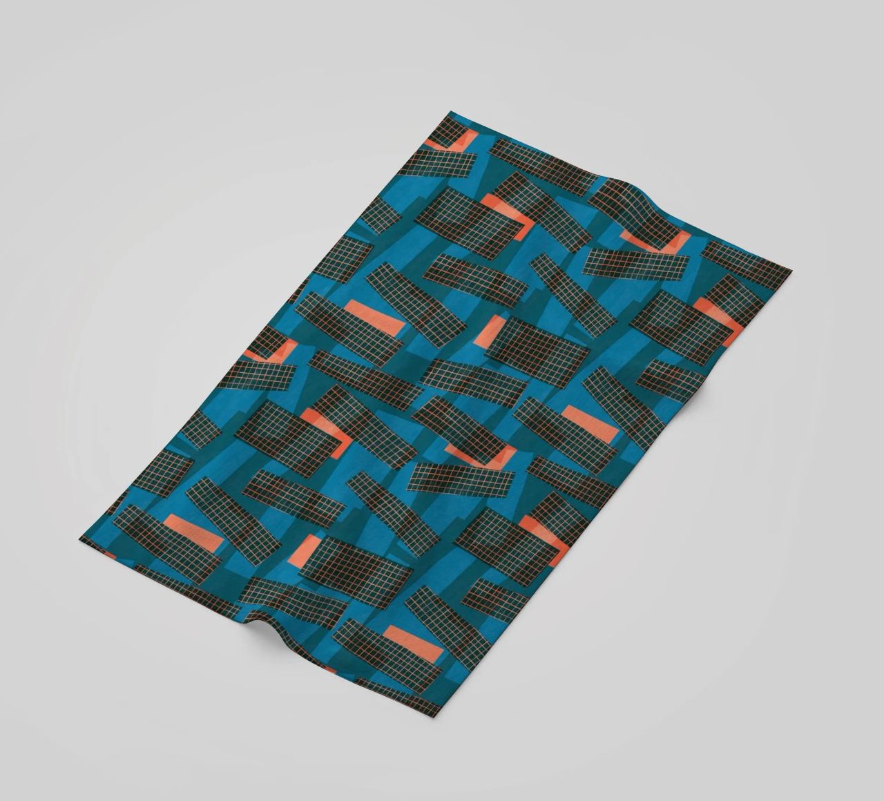 Cyano Pattern No 22 telo mare da treechild