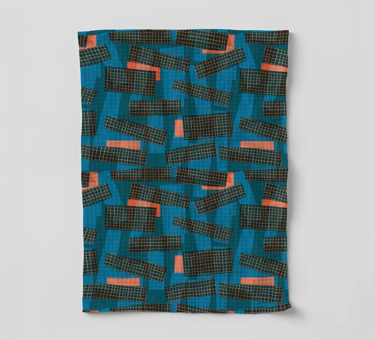 Cyano Pattern No 22 tea towel by treechild