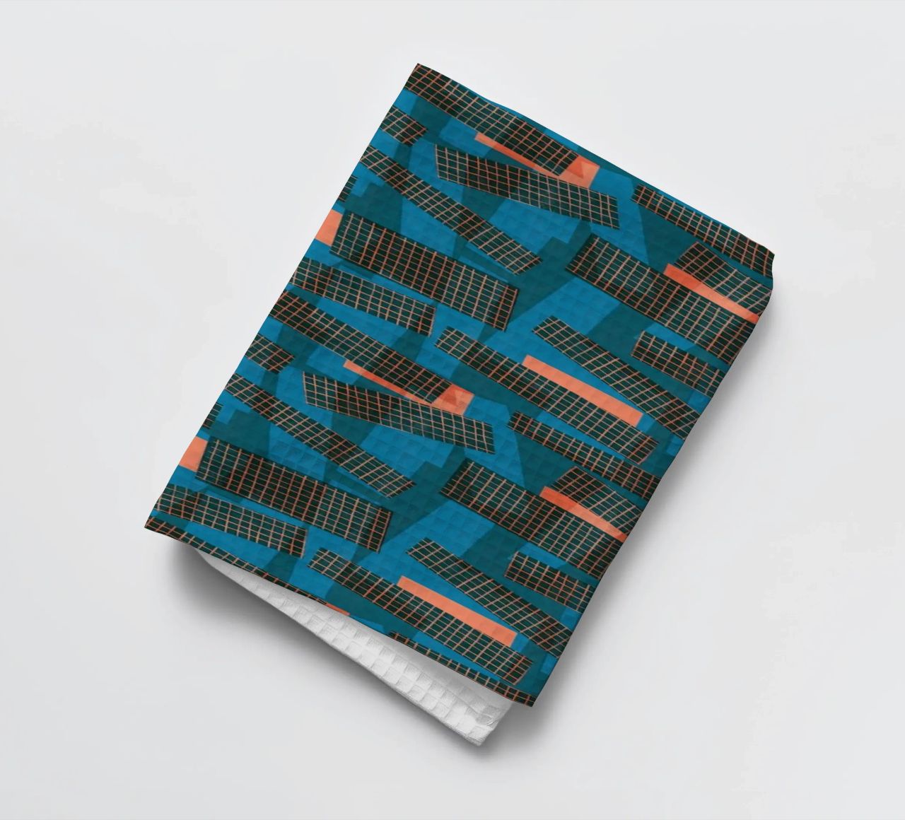 Cyano Pattern No 22 canovaccio da cucina da treechild