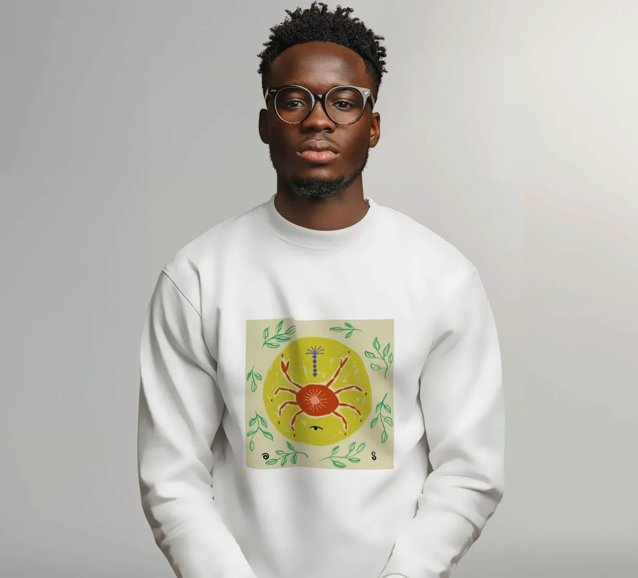 Cancer sweatshirt van Sandra Poliakov