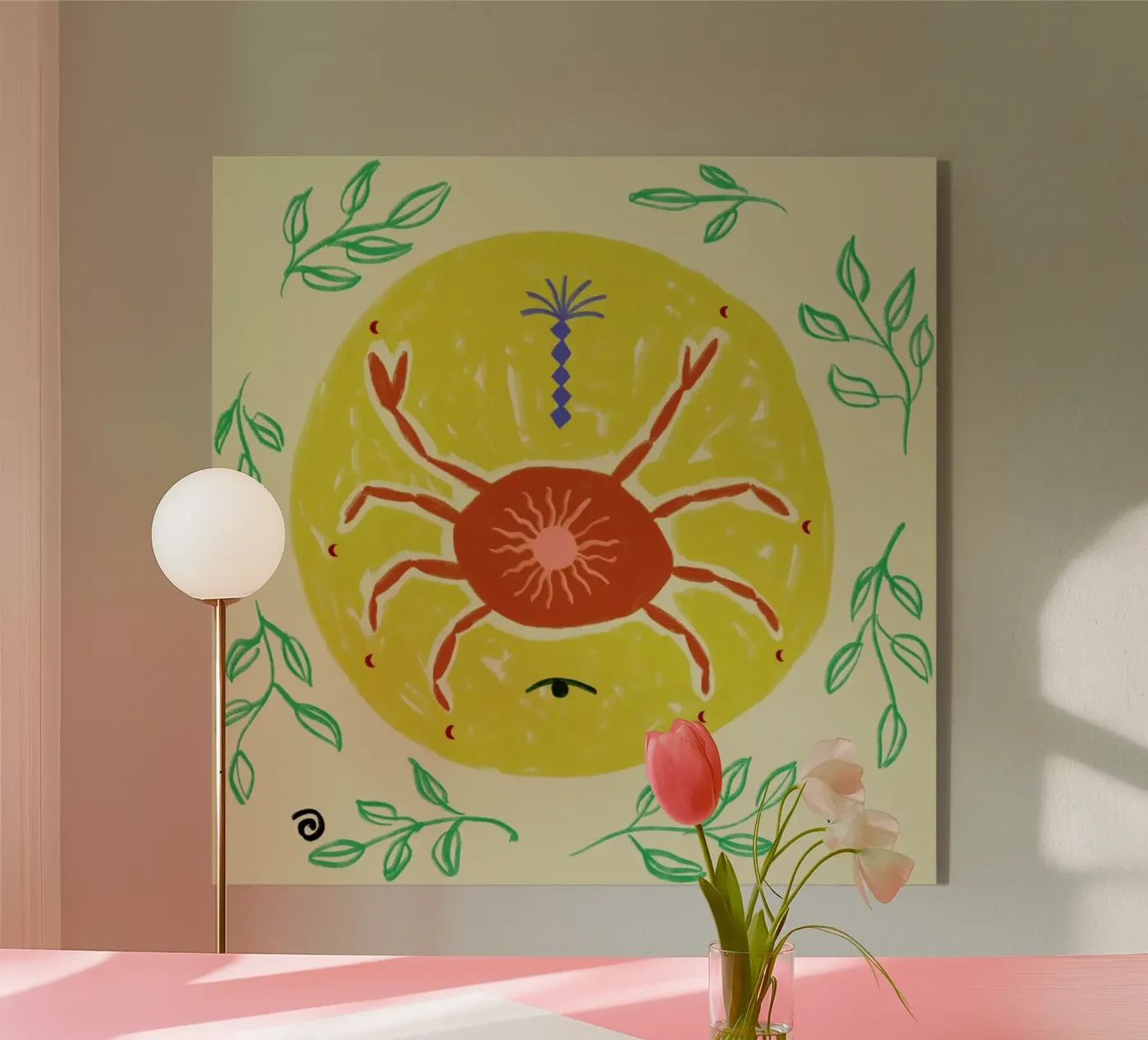 Cancer plexiglass da Sandra Poliakov