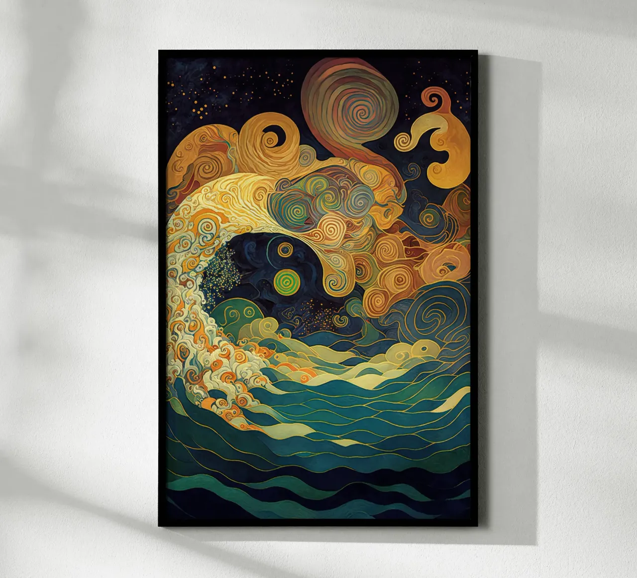 Arte da parete di Imagine poster con telaio in legno da Imagine