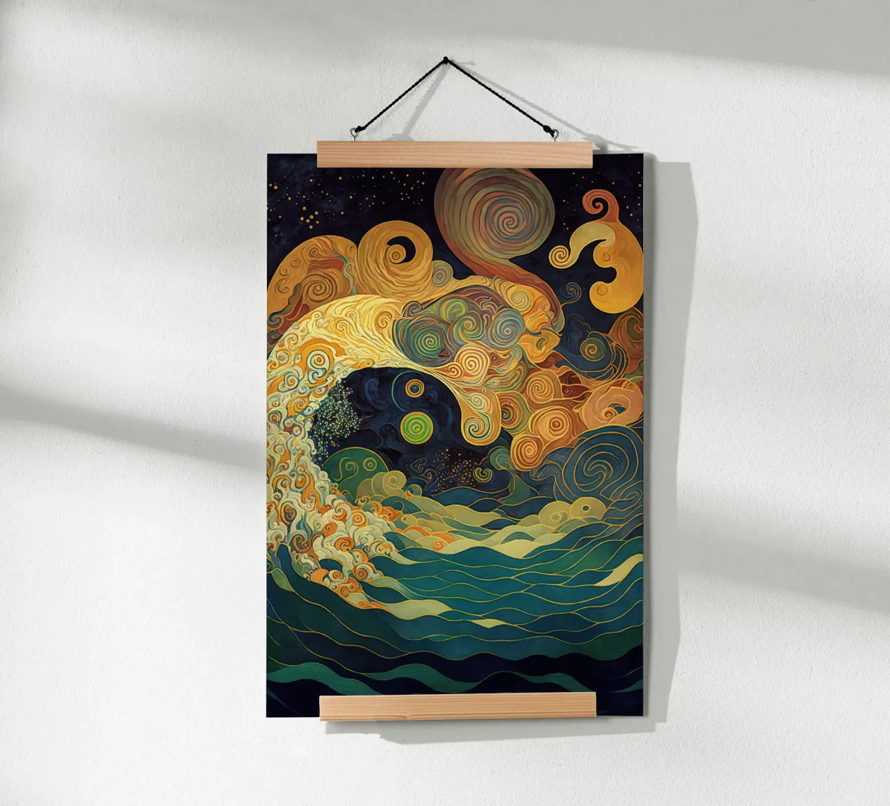 Arte da parete di Imagine poster con telaio in legno da Imagine
