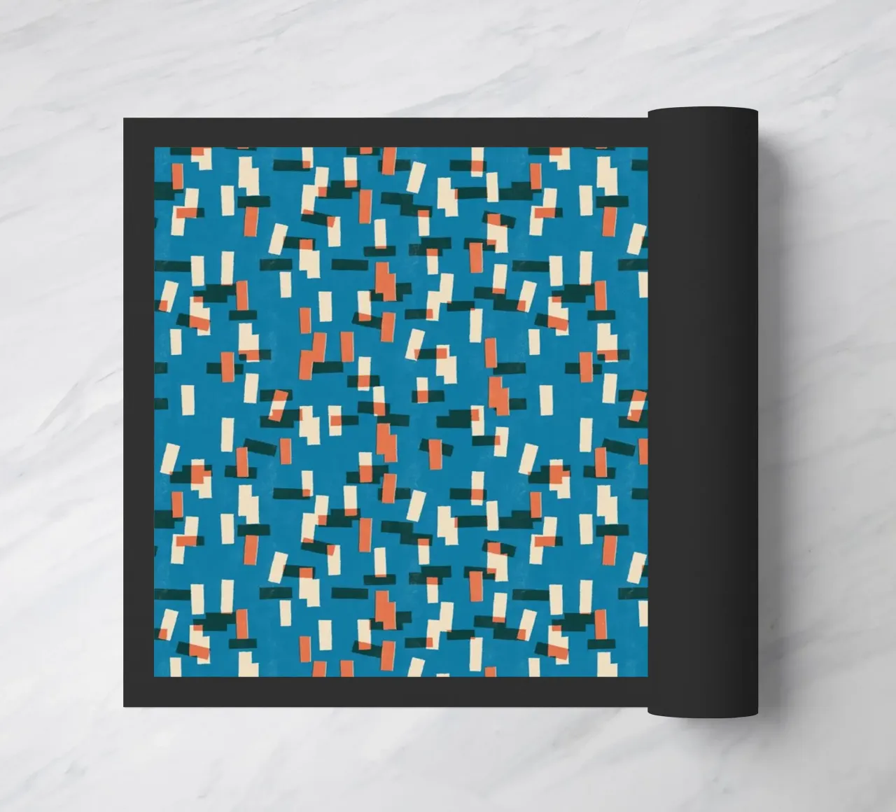 Cyano Pattern No 23 Fußmatte von treechild