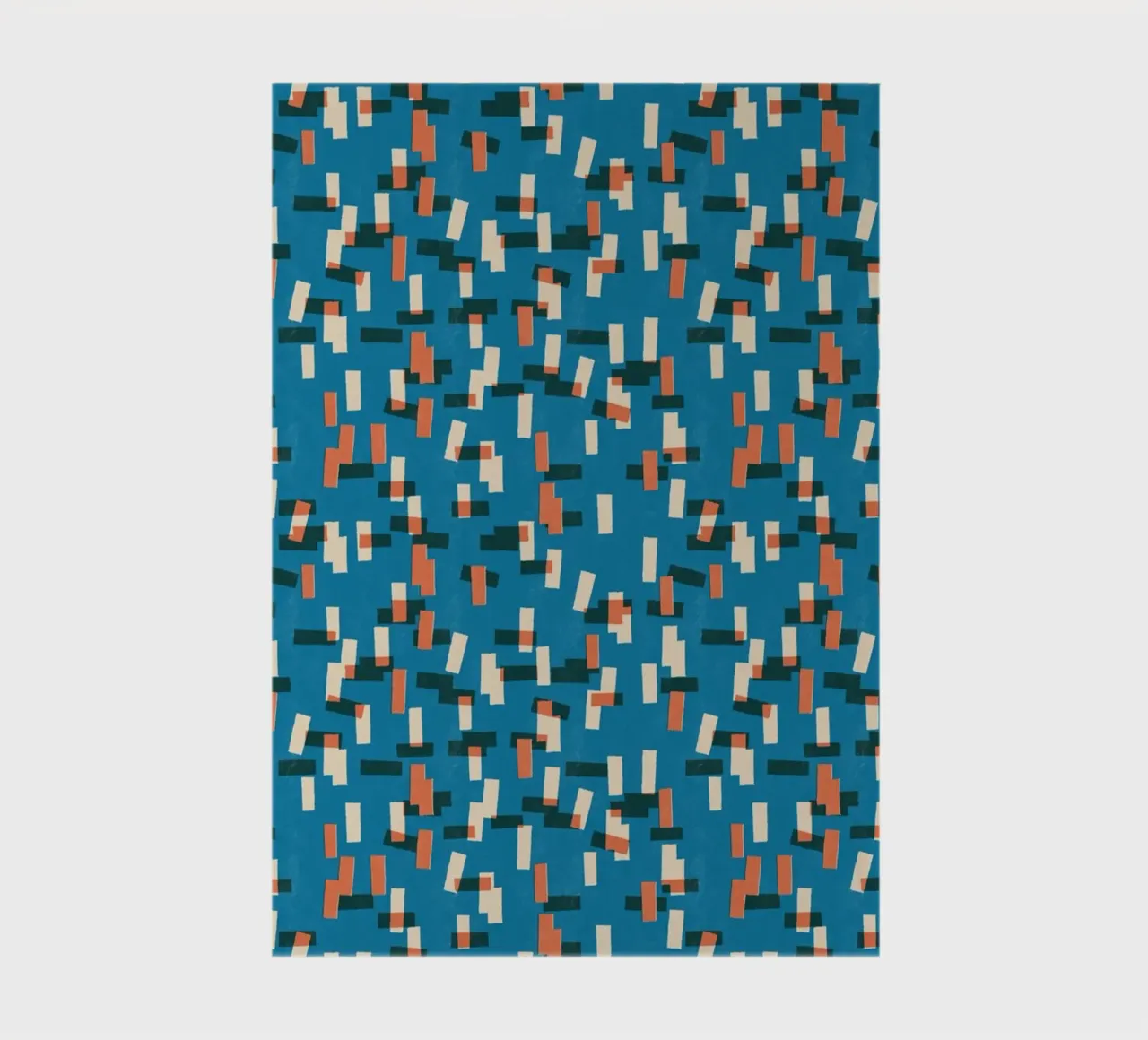Cyano Pattern No 23 Notizbuch von treechild
