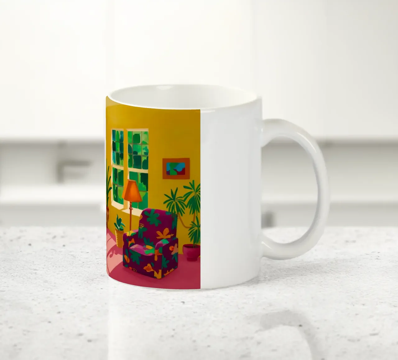 Giungla della camera gialla tazza in ceramica da Pan Denim