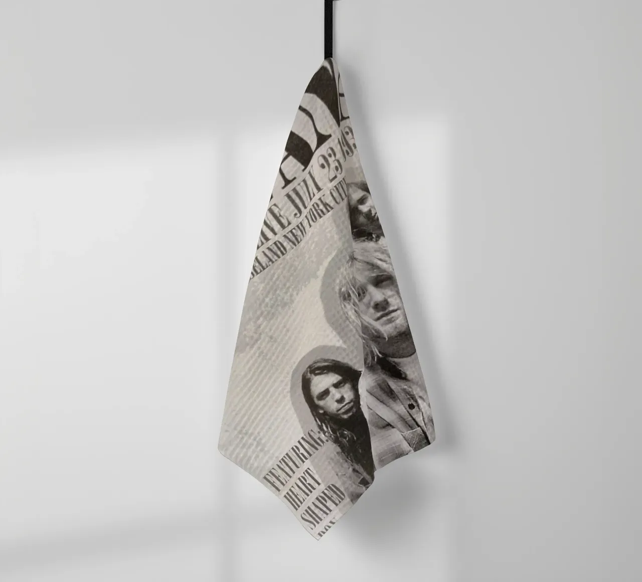 Grunge Pulse Never Dies Geschirrtuch von zugbl