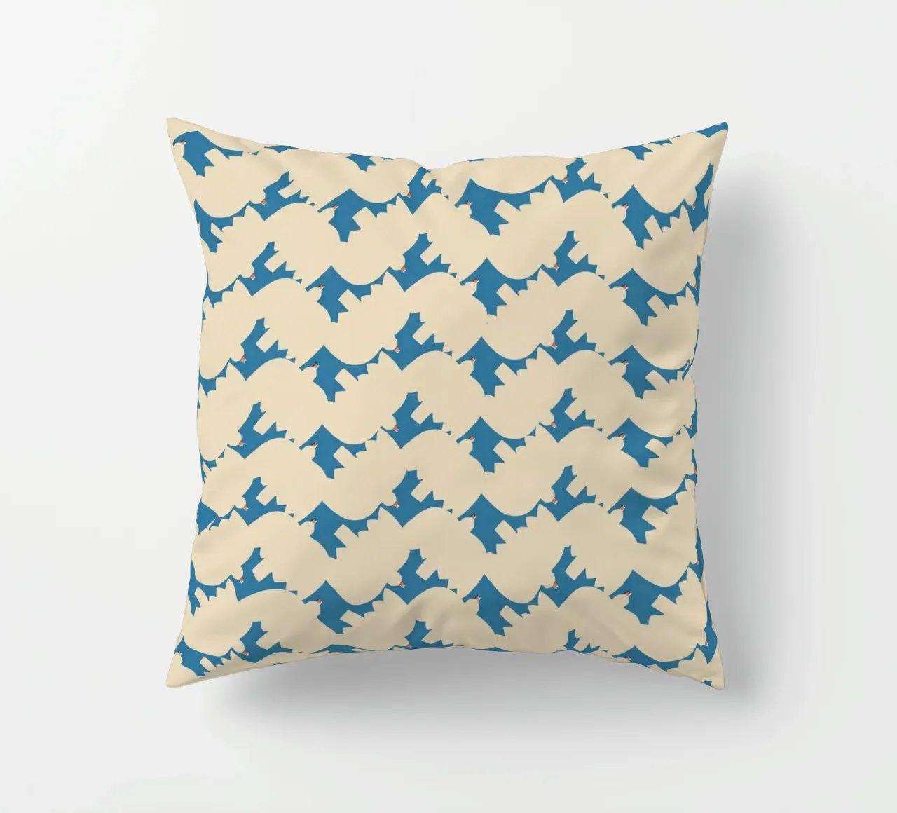 Cyano Pattern No 24 cuscino da treechild