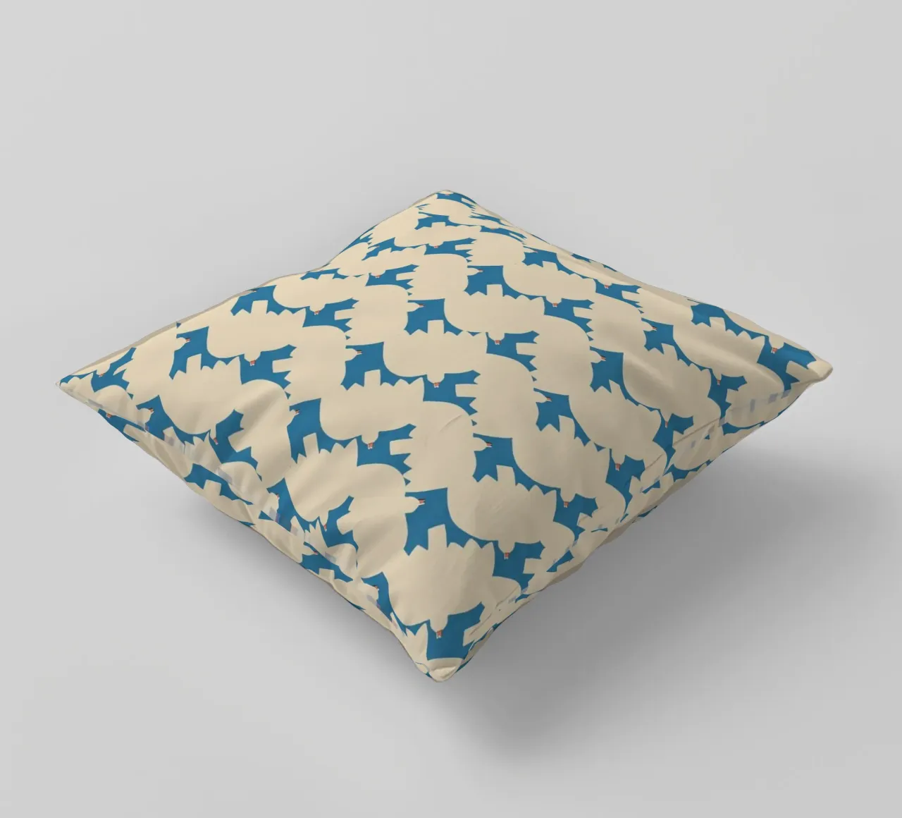 Cyano Pattern No 24 cuscino da treechild