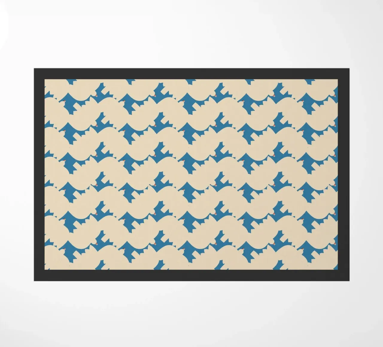 Cyano Pattern No 24 Fußmatte von treechild