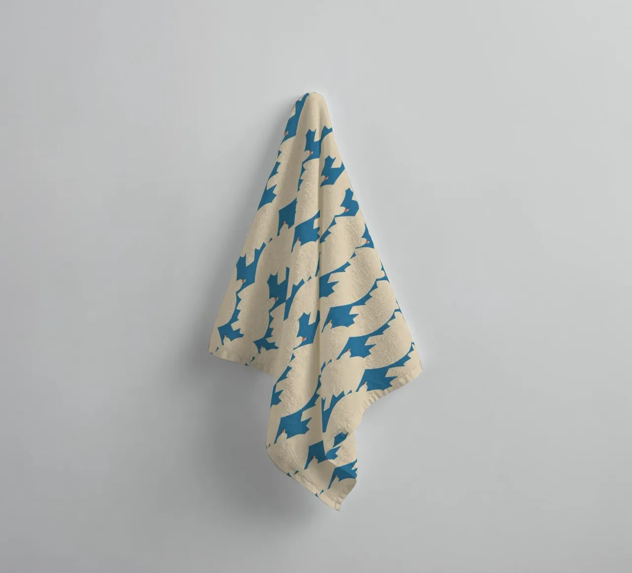 Cyano Pattern No 24 asciugamano da bagno da treechild