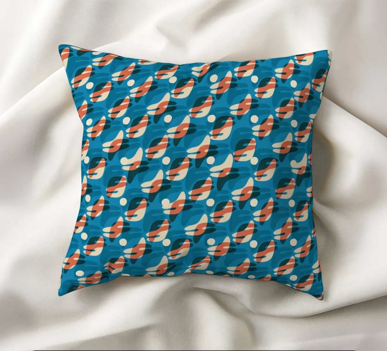 Cyano Pattern No 25 cuscino da treechild