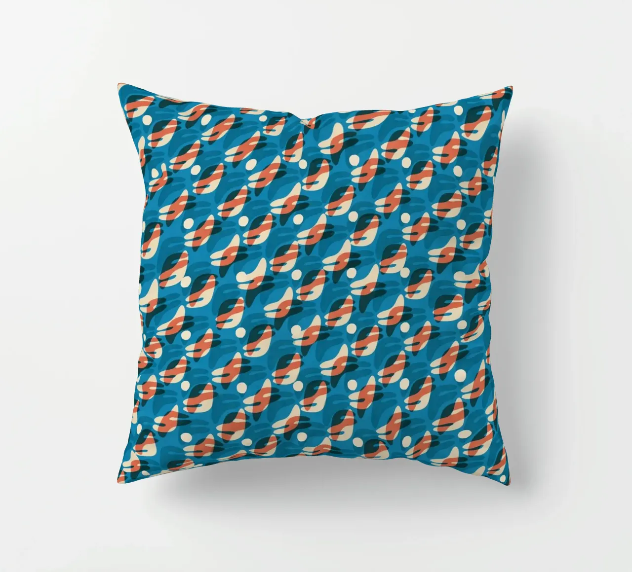 Cyano Pattern No 25 cuscino da treechild