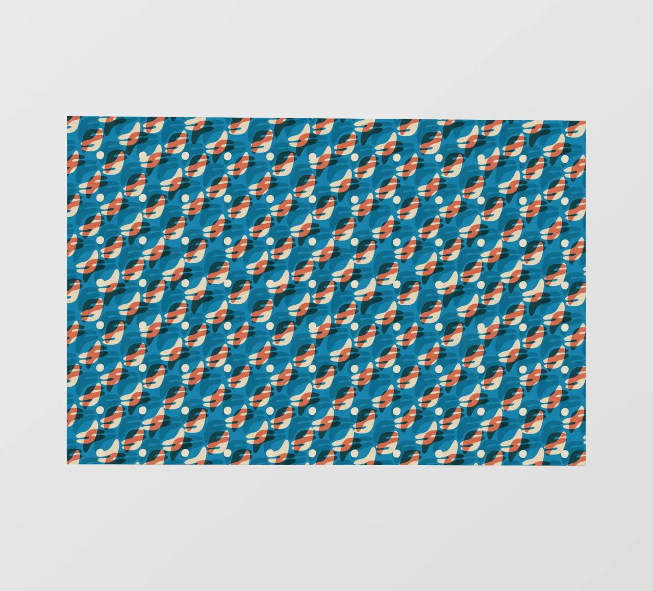 Cyano Pattern No 25 telo in pvc da treechild