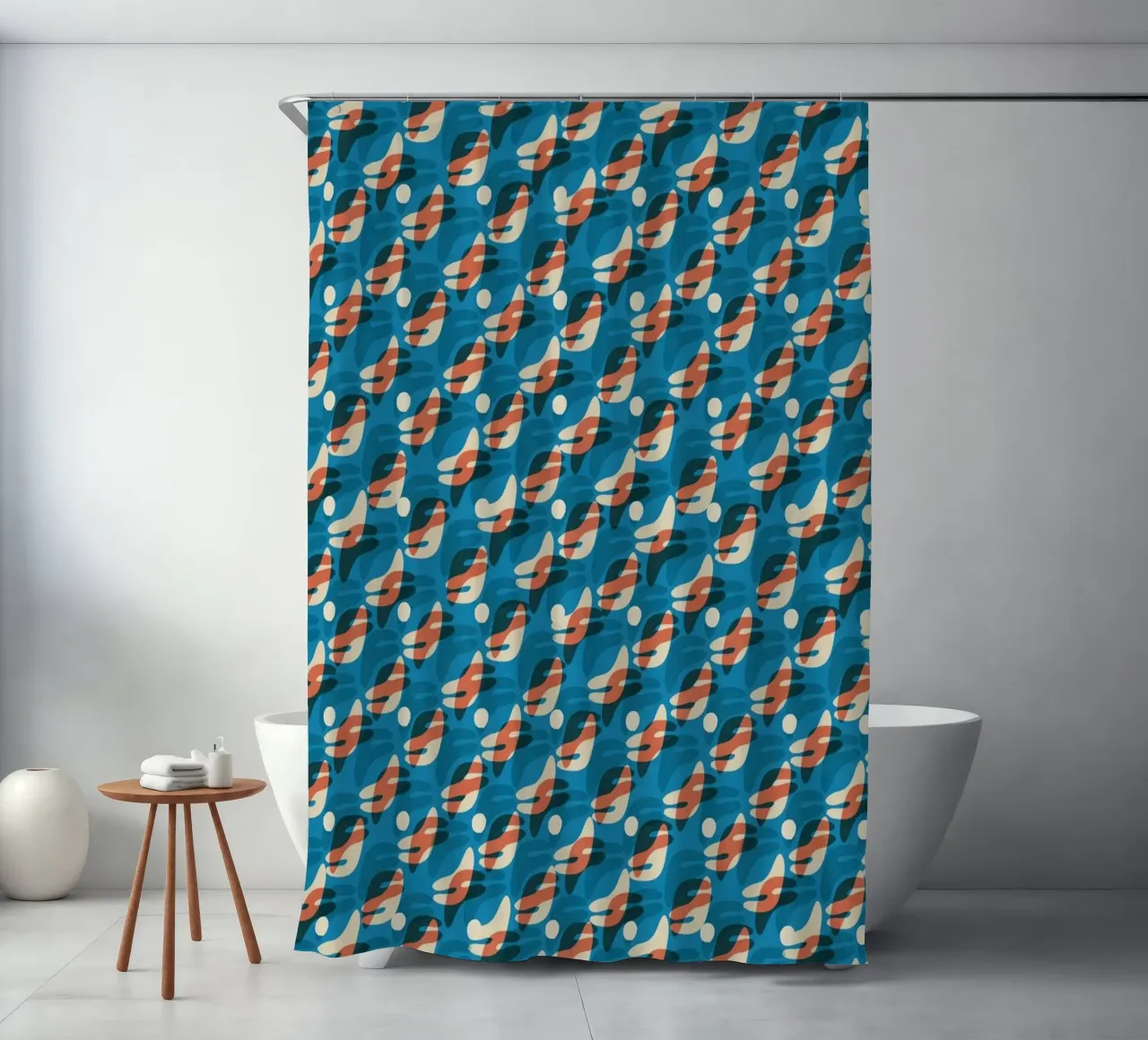 Cyano Pattern No 25 tenda da doccia da treechild