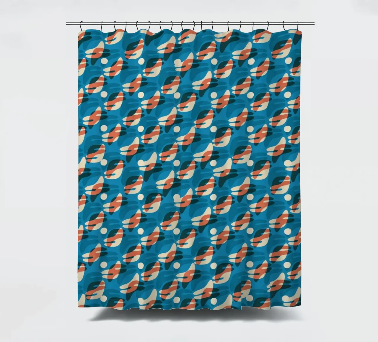 Cyano Pattern No 25 tenda da doccia da treechild