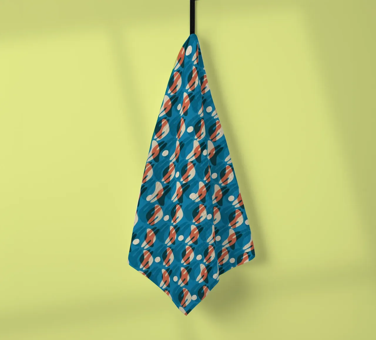 Cyano Pattern No 25 canovaccio da cucina da treechild