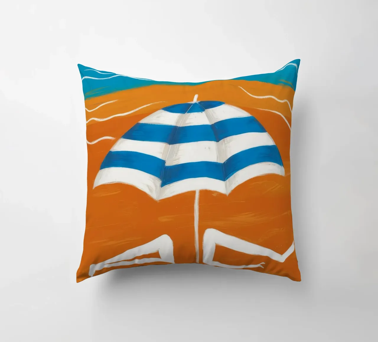 Beatitudine solare in spiaggia cuscino da Dawn Light