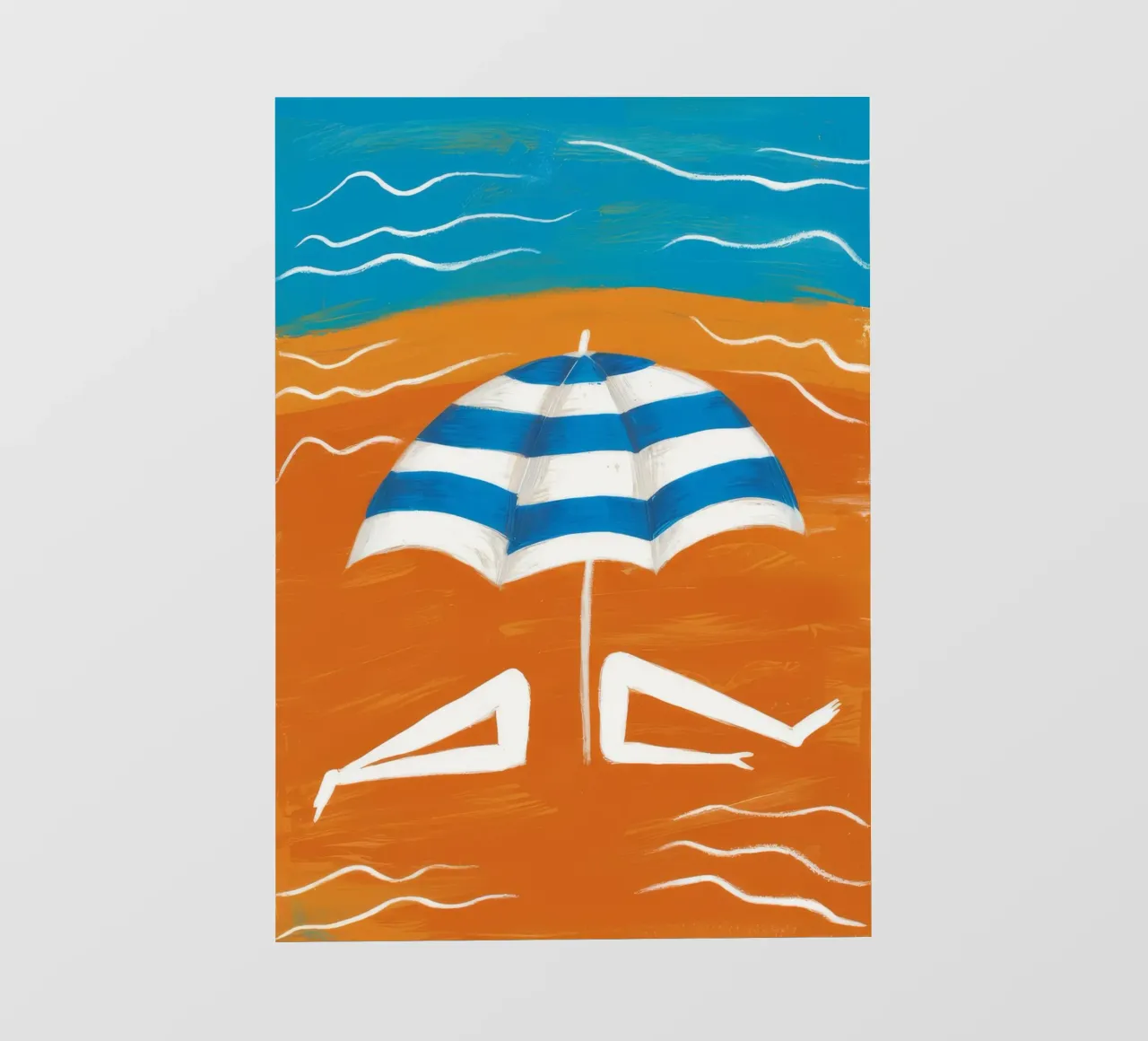 Beatitudine solare in spiaggia telo in pvc da Dawn Light