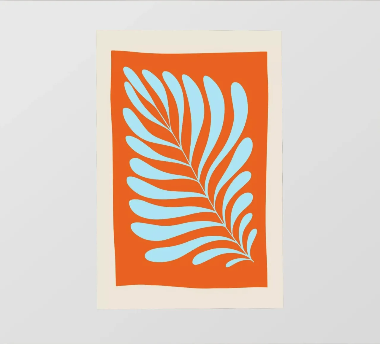 Fern in Orange pellicola backlit da Pure