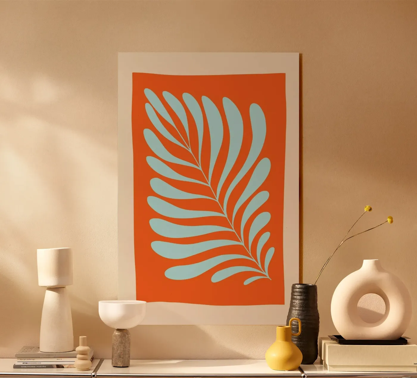 Fern in Orange plexiglass da Pure