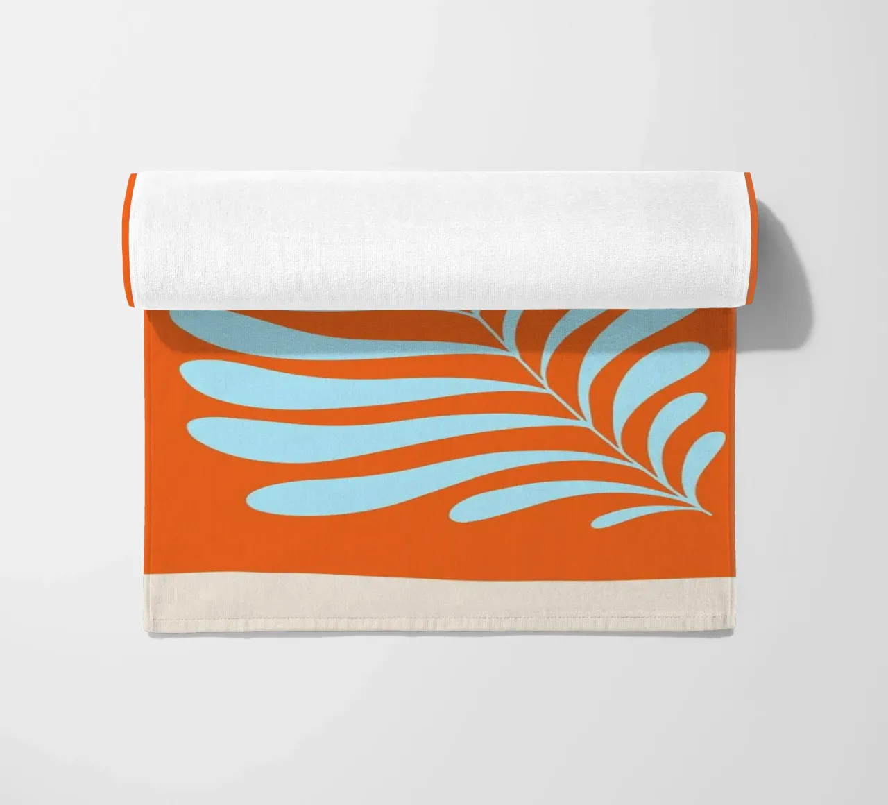 Fern in Orange telo mare da Pure