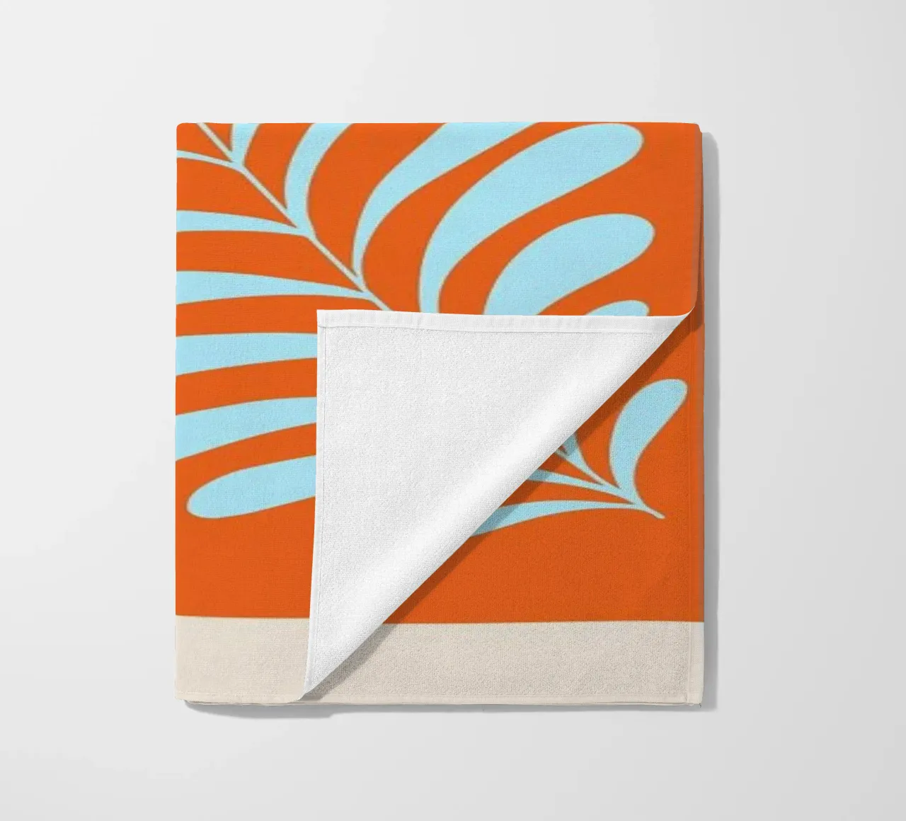 Fern in Orange telo mare da Pure