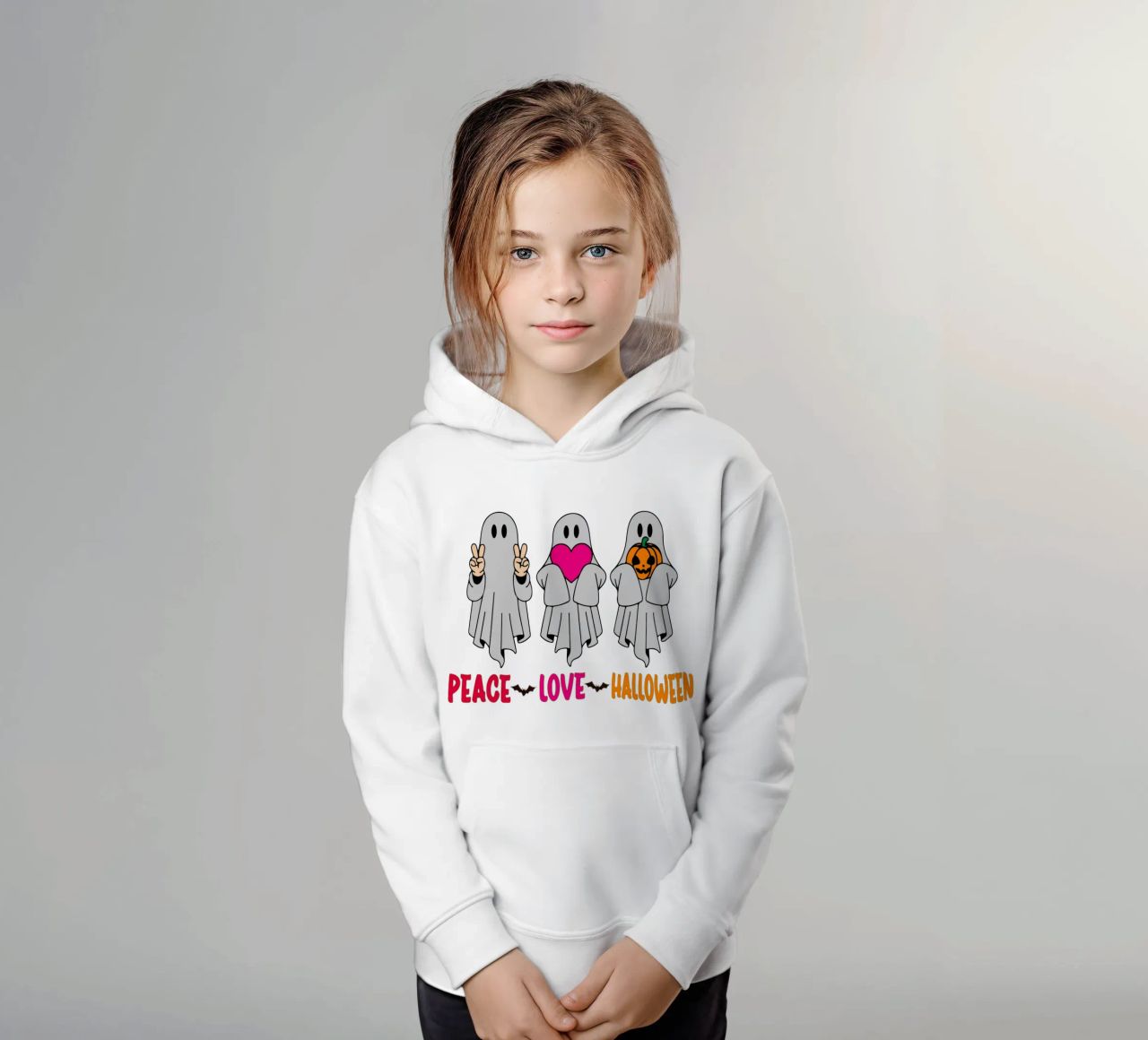 pace amore halloween felpa bambino con cappuccio da ersanim