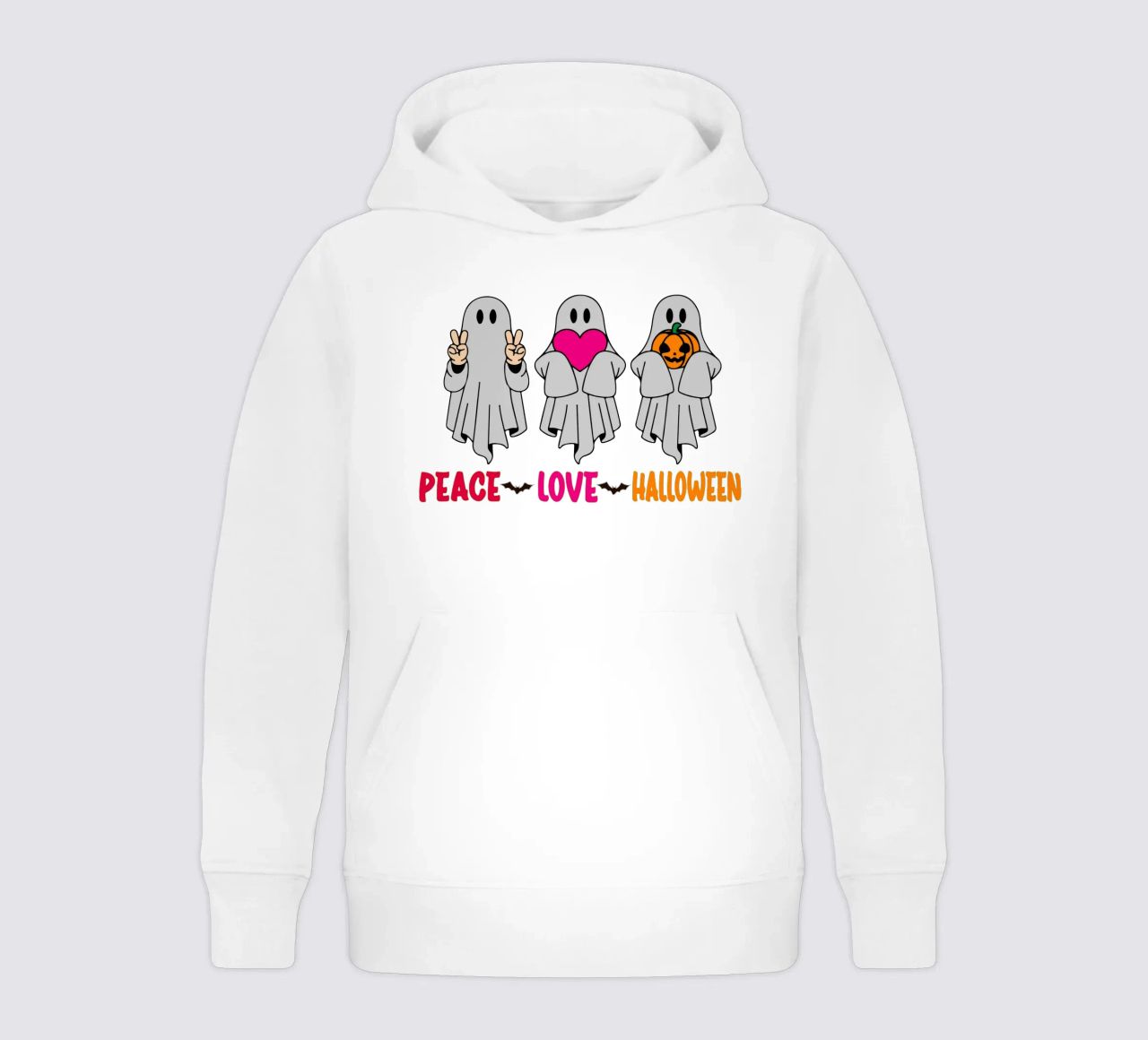 pace amore halloween felpa bambino con cappuccio da ersanim